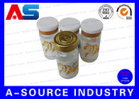 무균 주입 병 패키징을 위한 주문 제작된 10 밀리람베르트 물약병 라벨 금 박막 프린팅