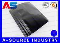 태블릿 알루미늄은 팁 플라스틱 블리스터 패키징 9 * 6 센티미터 흑색 컬러 알루미늄 포일 지플록식 가방을 견딥니다