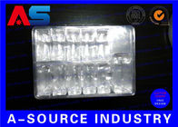 스테로이드 유리제 작은 유리병 3pcs 2mL 작은 유리병/10pcs를 위해 포장하는 약제 플라스틱 물집 2ml + 10ml
