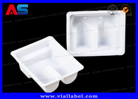 세마글루타이드 포장을 위한 2× 2ml 병을 보관할 수 있는 흰색 플라스틱 트레이 MOQ 100pcs