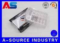 Sarms 100IU 장비 약학 상표 상자는 포일 레이저 홀로그램 인쇄, 2ml 작은 유리병 Hcg 스테로이드 알약 약 상자 상표