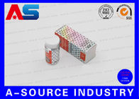 레이저 홀로그램 약물 상표 스티커 마분지 작은 유리병 저장 상자 인쇄, 10ml 병을 위한 상표 크기