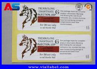 10ml 비생성 병에 맞춤 금 엽록소 실험실 라벨 스티커 약품 경고 라벨 인쇄