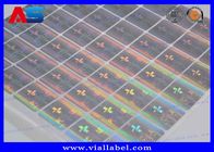 10ml 은색 홀로그램 훼손 방지 안전 라벨 스크래치 오프 코드 3D 홀로그램 프린팅