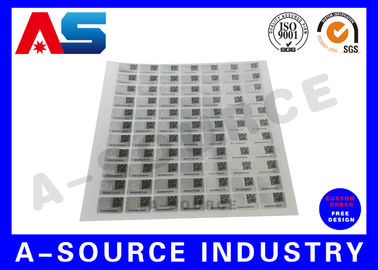 둥근 선명한 정품 레이저 맞춤 조작 방지 표지판 20x20mm