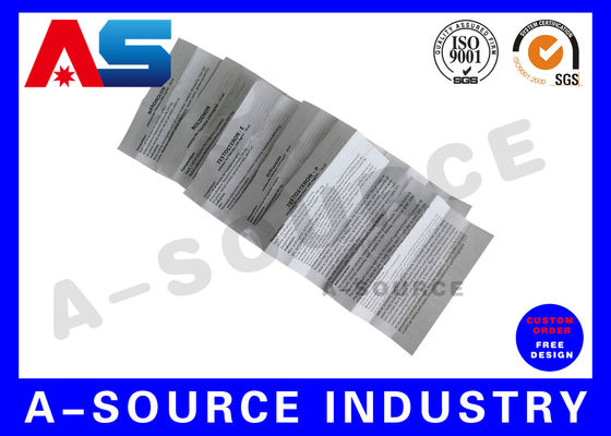 비닐 스티커 인쇄  2ml 바이알용 펩타이드 프로피오네이트 라벨의 제약 인쇄