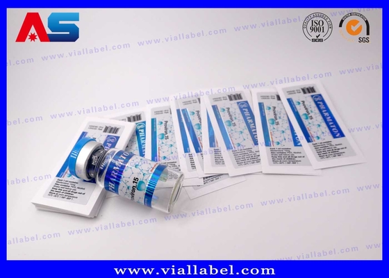 홀로그래픽 프린팅 펩타이드 10ml 병 라벨 맞춤 디자인 맞춤형 병 스티커