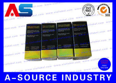마분지 테스토스테론 Phenylpropionate 10ml 병은 광택 있는 끝 돋을새김 로고를 가진 인쇄 홀로그램 포일을 상자에 넣습니다