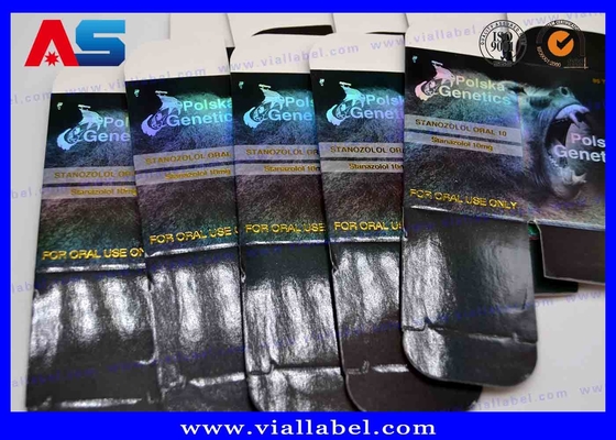 색상 인쇄 펩타이드 2ml 병 및 2ml Ampoule 의약품 포장용 종이 상자