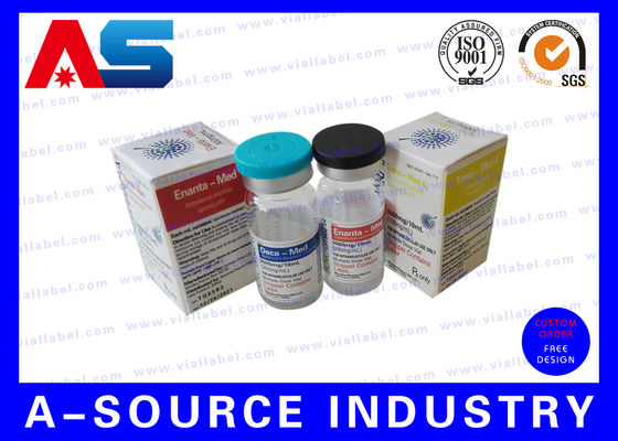 보관용 맞춤형 ISO 9001 제약 10ml 바이알 박스, 펩타이드 바이알용 일반 인쇄