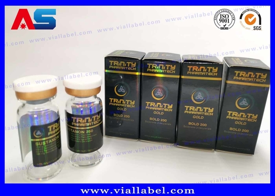 사용자 정의 무료 디자인 10ml 병 박스 라벨 및 병을 위한 포장 약품 포장 상자