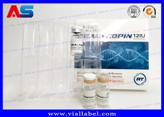 의약품 디자인 인쇄 소마트로피나 Hcg 2ml 수포 상자 라벨과 함께 포장