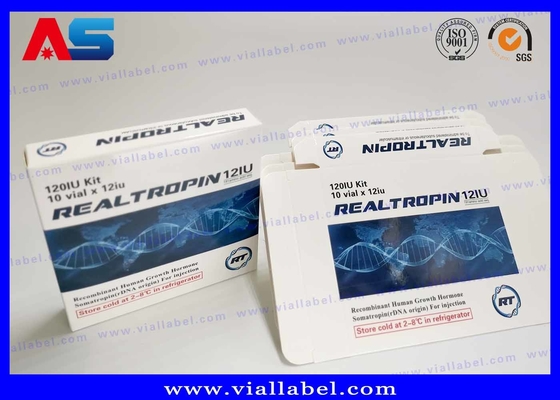 의약품 디자인 인쇄 소마트로피나 Hcg 2ml 수포 상자 라벨과 함께 포장