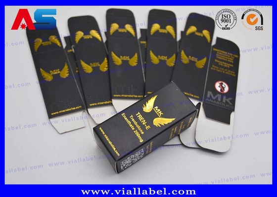 근육건강 매트 블랙 골드 엽록체 병 포장 상자 고리 10ml 20ml 의약품 포장 상자