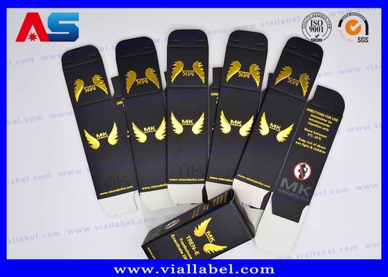 근육건강 매트 블랙 골드 엽록체 병 포장 상자 고리 10ml 20ml 의약품 포장 상자