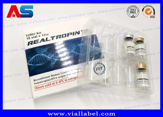 2ML / 3mL / 5mL / 10mL 포장 Hcg 종이 상자 라벨 및 플라스틱 블러스터 주문 제작
