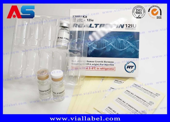 2ML / 3mL / 5mL / 10mL 포장 Hcg 종이 상자 라벨 및 플라스틱 블러스터 주문 제작