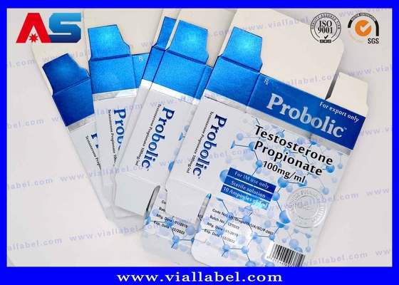 보디빌딩 프로피오네이트 1ml 앰풀 상자 인쇄 의약품 디자인 상자 소형 투약 용품
