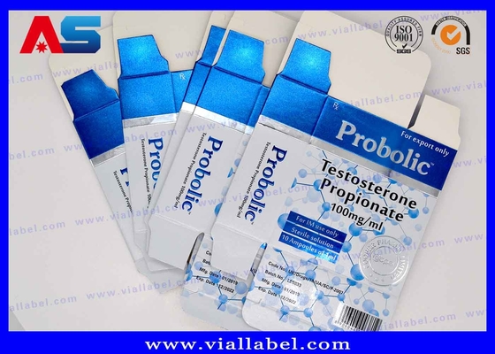 보디빌딩 프로피오네이트 1ml 앰풀 상자 인쇄 의약품 디자인 상자 소형 투약 용품