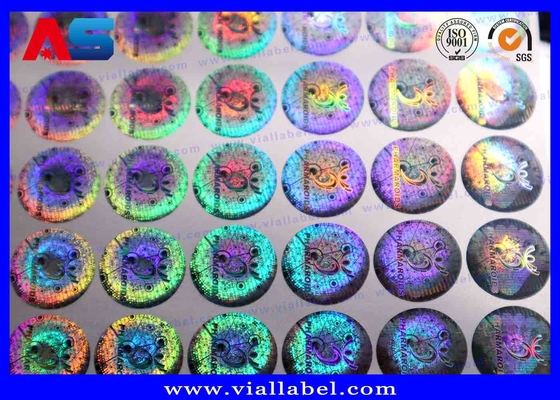 맞춤형 3D 홀로그래픽 변조 증거 보안 라벨 20mm 위조 방지 보안 코드 스티커 라벨