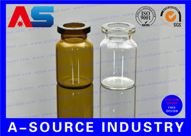 투명한 병 10ml 작은 유리 병 24mm 너비 45mm 높이 BIO 테스트용 2ml 유리 병