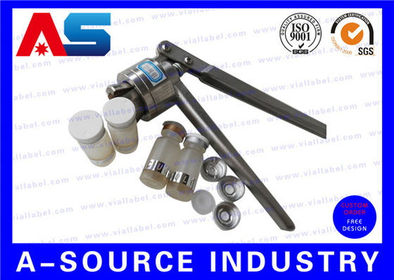 은 알루미늄 수동 플라시트 캡 크림퍼 크림핑 도구 13mm / 20mm 플립 오프 플라스틱 캡