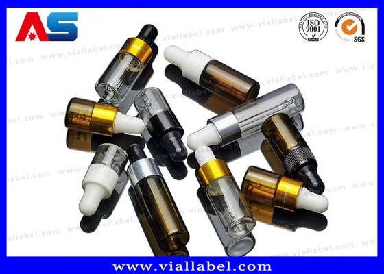 4ml / 5ml 방울병 약국 기름 보관용 스크루 뚜?? 이 있는 유리 병