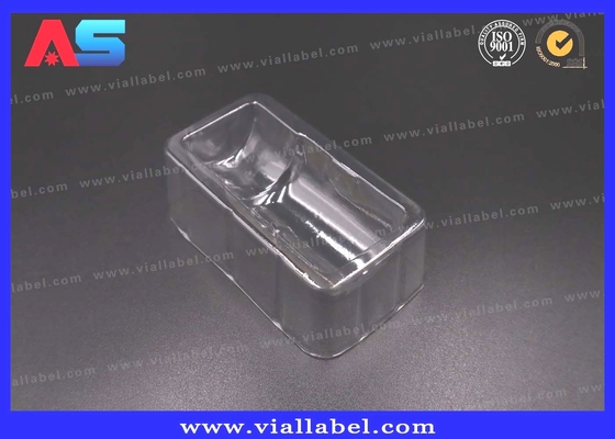 10ml 병 포장 투명 플라스틱 백신 의료 트레이, 주사 용 포자 포장