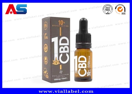 프로 CBD 패키지 박스 및 라벨 DNA 오일 드롭퍼 병 라벨 및 박스 인쇄 공장