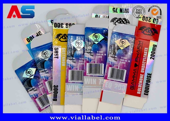 홀로그래픽 프린팅과 매트 라크가 있는 맞춤형 10ml 병 상자