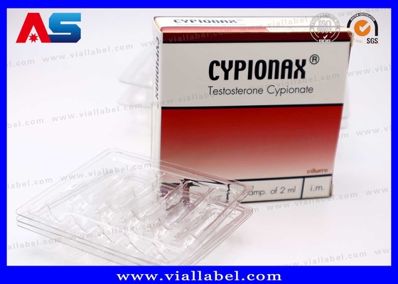 CMYK 의약품 포장 상자 1ml Ampules 10 Ampules 종이 상자 및 플라스틱 트레이