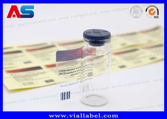 경제성 투명 10ml 병 라벨 선명 10ml 병 라벨 맞춤형 디자인 인쇄