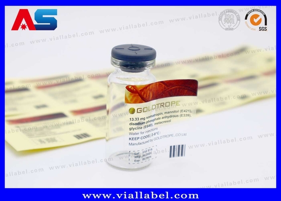선명한 10ml 병 스티커 중국 제작 맞춤 인쇄 투명 10ml 병 라벨 방수