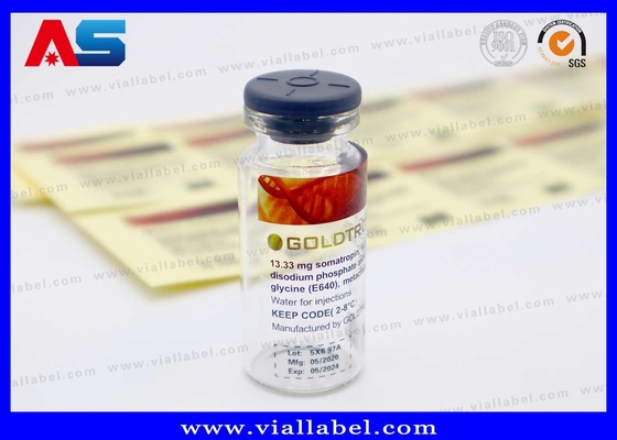 선명한 10ml 병 스티커 중국 제작 맞춤 인쇄 투명 10ml 병 라벨 방수