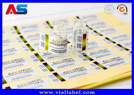 금 엽 10ml 병 라벨 인쇄 된 병 패키지 방수 강한 접착 10ml 라벨