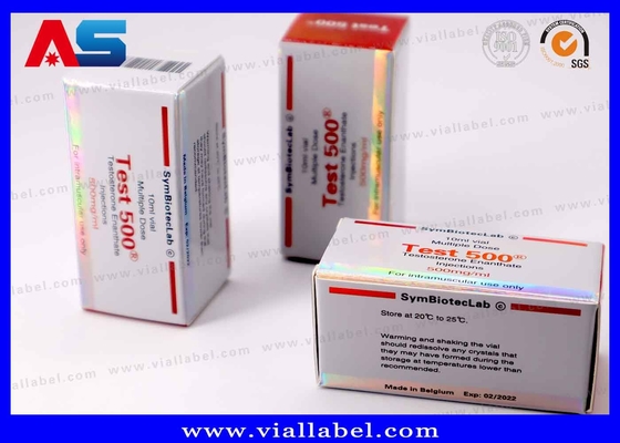 은 자필 10ml 작은 유리병은 주문 약제 작은 판지 상자 인쇄를 상자에 넣습니다