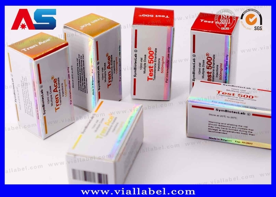 인쇄된 카드보드 보관 10ml 컵 상자 뚜?? 과 함께 보디빌딩 젤 금 필리핀 포장 금 필리핀 / 홀로그램 효과