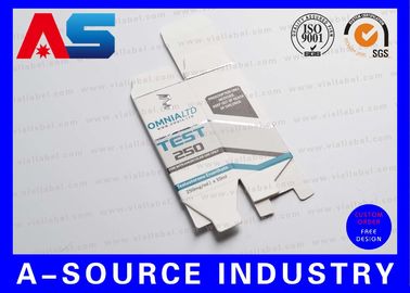 10ml 펌프 종이 상자 은 엽기 인쇄 의약품 펩타이드 주입 의약품 포장