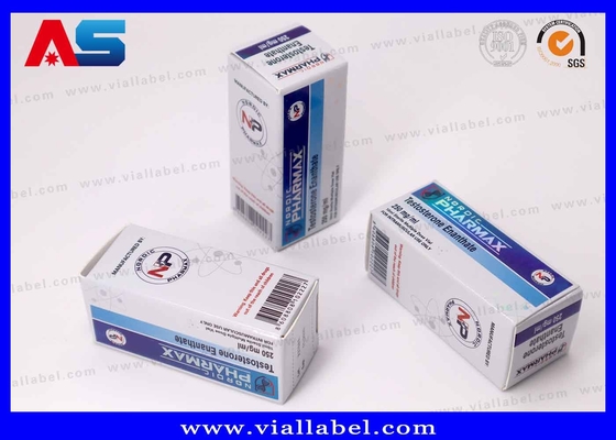 럭셔리 레이저 & 임보스된 종이 상자 10ml 테스트 엔안 병