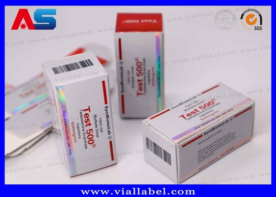 10ml 유리 병 상자 테스트 500: 의약품 응용을위한 고품질 포장 솔루션