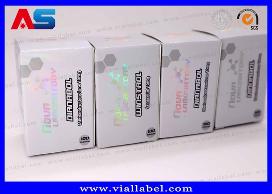 홀로그래픽 보안 기능이 있는 프리미엄 10ml 병 상자
