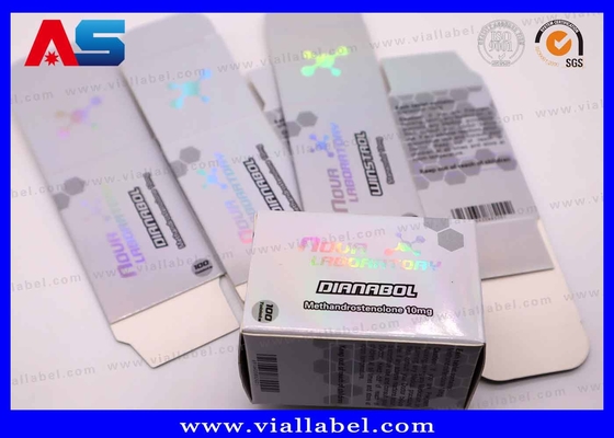 홀로그래픽 보안 기능이 있는 프리미엄 10ml 병 상자