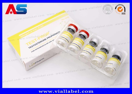 재활용 가능한 PET 삽입이 있는 홀로그램 10ml 병 상자
