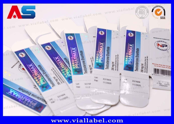 재활용 가능한 PET 삽입이 있는 홀로그램 10ml 병 상자