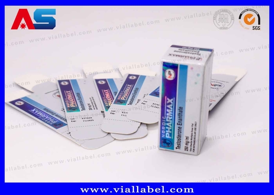 재활용 가능한 PET 삽입이 있는 홀로그램 10ml 병 상자