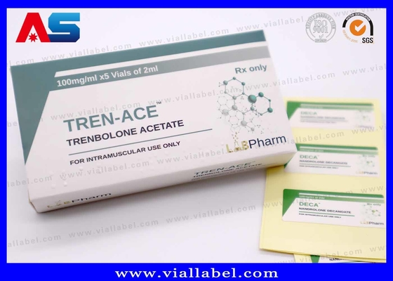 랩파르마 제약 인쇄 10ml 종이 상자와 병 라벨
