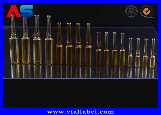 1ml 맑은 앰버 의약품 앰풀 1ml 앰풀 소매