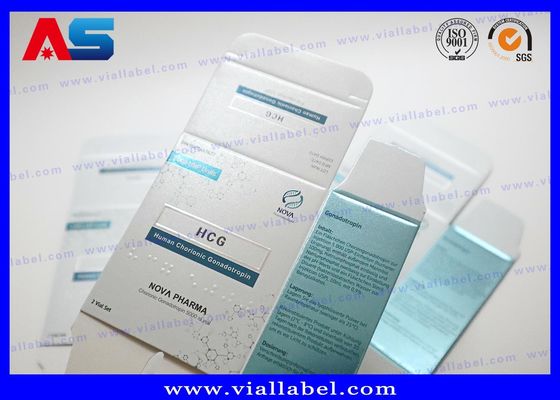 고품질의 3ml 펩타이드 종이 상자 패키지 3ml의 2개의 병용품 무료 디자인 MOQ 500 세트