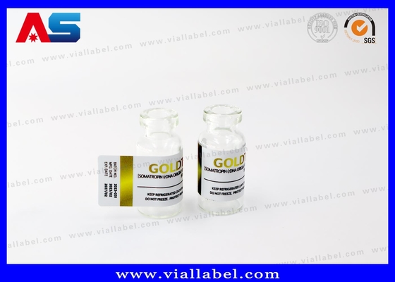 강력 접착 10ml 바이알 스티커 금박 인쇄 주사 동결건조 펩타이드용
