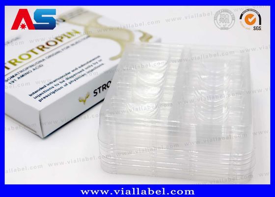 화려한 / 매트 라미네이트 2ml / 3ml 병 상자 펩타이드 / Hcg / 소마트로핀을 위한 유리 주사 병